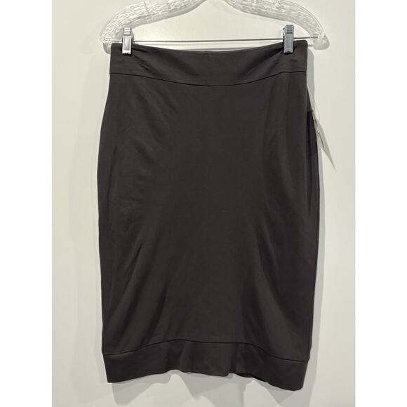 NWT PANIZ Brown Stretch‎ Knit Pencil Skirt Womens Size 8 (1584) - Picture 1 of 5